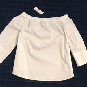 White off the shoulder top